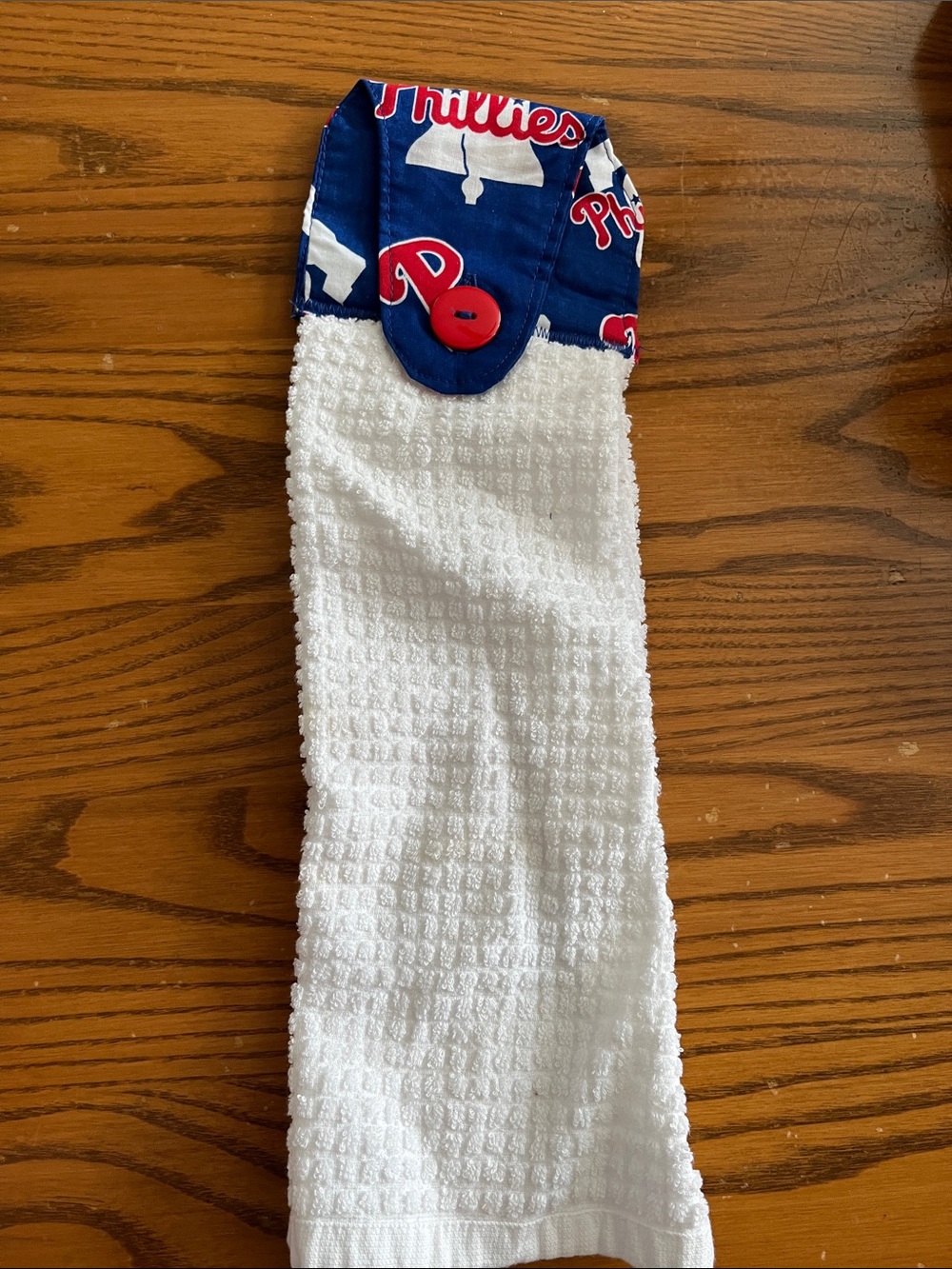 Philadelphia Phillies Kitchen Towel with Button Loop